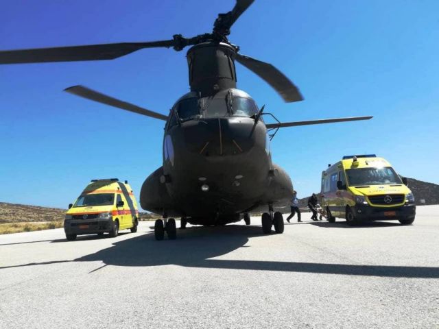 Στρατός Ξηράς: 26 αεροδιακομιδές ασθενών και 16 αποστολές αεροπυρόσβεσης