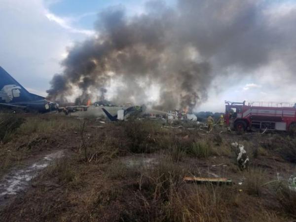 Μεξικό: 85 τραυματίες από τη συντριβή αεροσκάφους της Aeroméxico