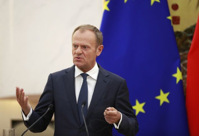 «Τα καταφέρατε» γράφει στα ελληνικά ο Ντοναλτ Τουσκ