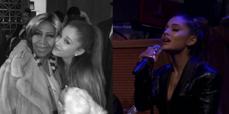 H Αριάνα Γκράντε αποχαιρέτησε με το δικό της τρόπο την Aρίθα Φράνκλιν