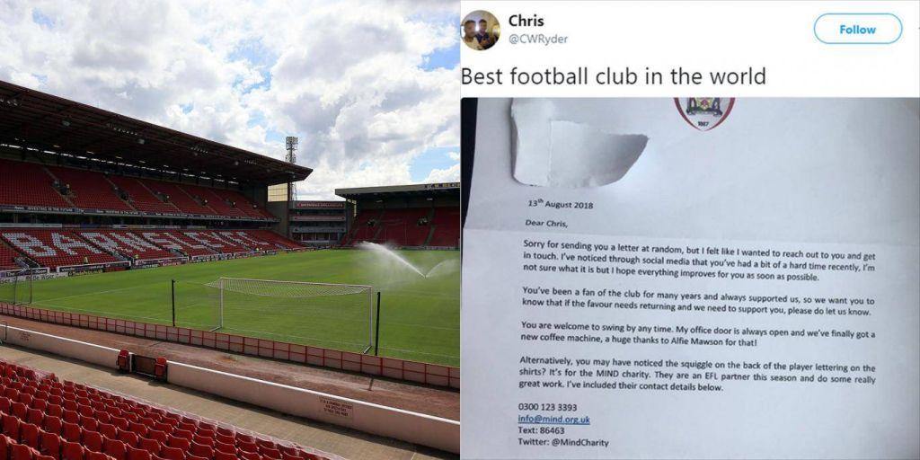 Επιστολή της Μπάρνσλεϊ σε φίλαθλο της που πάσχει από κατάθλιψη [Εικόνα]