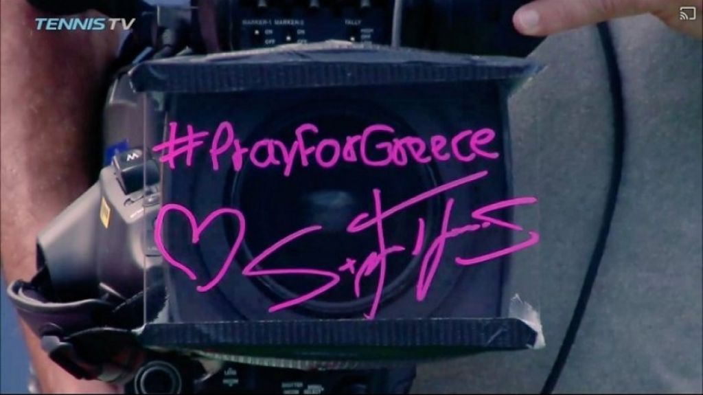 Συγκλόνισε ο Τσιτσιπάς : Έγραψε «Pray for Greece» στην κάμερα