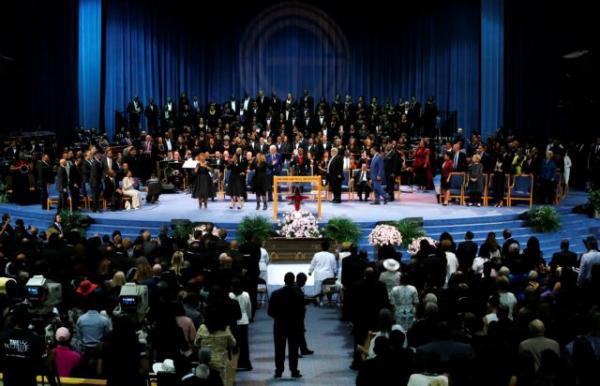 Το Ντιτρόιτ αποχαιρέτησε την μοναδική Αρίθα Φράνκλιν [Εικόνες]