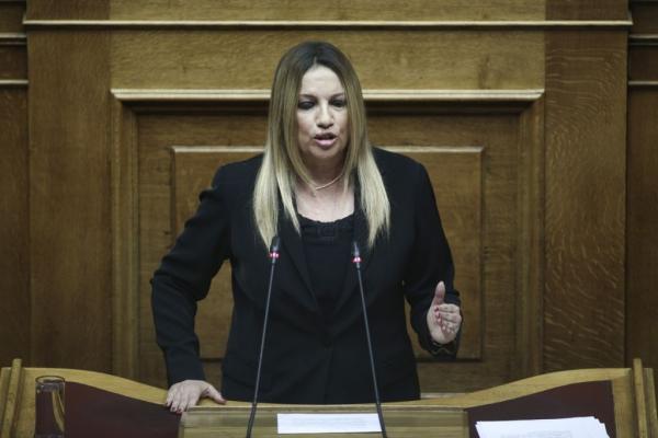 Γεννηματά: Ο Τσίπρας είναι ένας αδίστακτος μνηστήρας της εξουσίας
