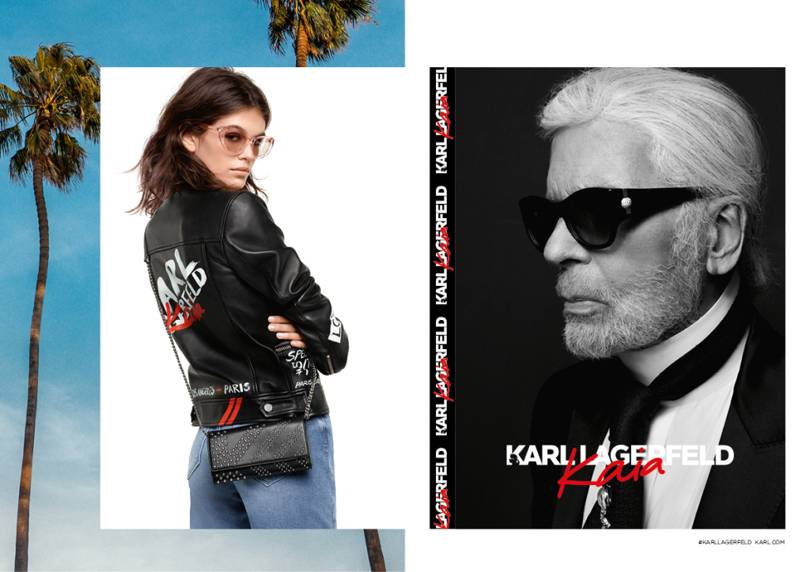 Φωτογραφίες από την συλλογή του Karl Lagerfeld με την Kaia Gerber