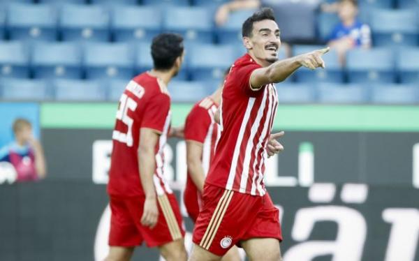 Το «κάρφωσε» ο Λάζαρος, 1-0 για τον Ολυμπιακό
