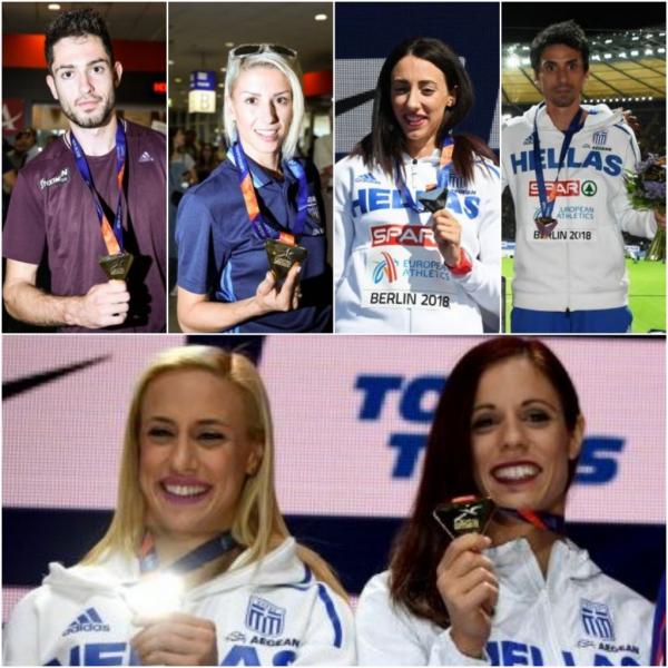 H «χρυσή» ελληνική συγκομιδή στο Ευρωπαϊκό Στίβου