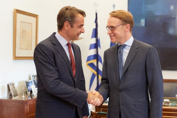 Το σχέδιο της ΝΔ για την οικονομία συζήτησε ο Μητσοτάκης με τον Βάιντμαν