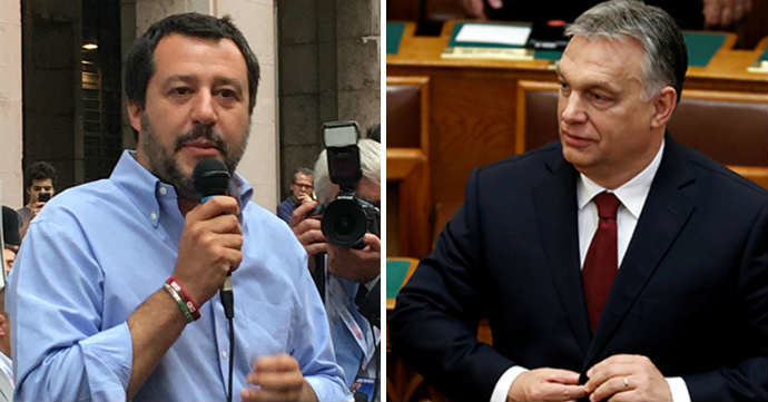 Συνάντηση Σαλβίνι – Ορμπαν «για τη μετανάστευση»