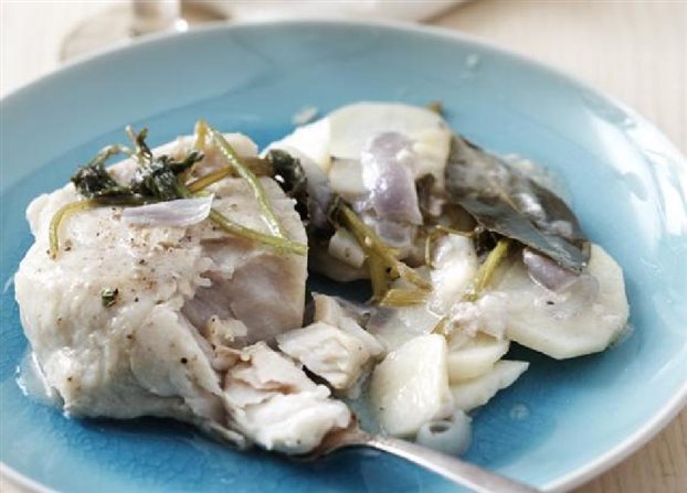 Πέρκα με λαχανικά