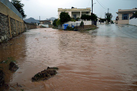 Χαλκιδική: Πλημμύρισε και πάλι ο Πολύγυρος