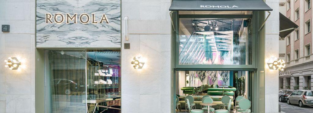 Ένα εστιατόριο φτιαγμένο από μάρμαρο