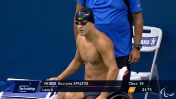 Ασημένιο μετάλλιο στα 50μ. ελεύθερο του Ευρωπαϊκού ο Σφαλτός