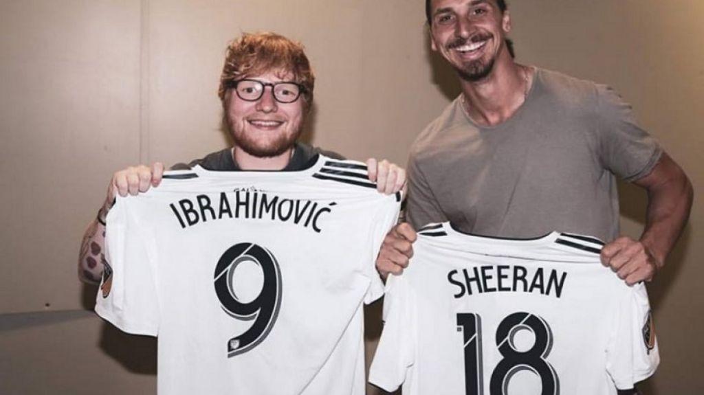 Ο Ιμπραΐμοβιτς συνάντησε τον Εντ Σίραν σε συναυλία στης ΗΠΑ