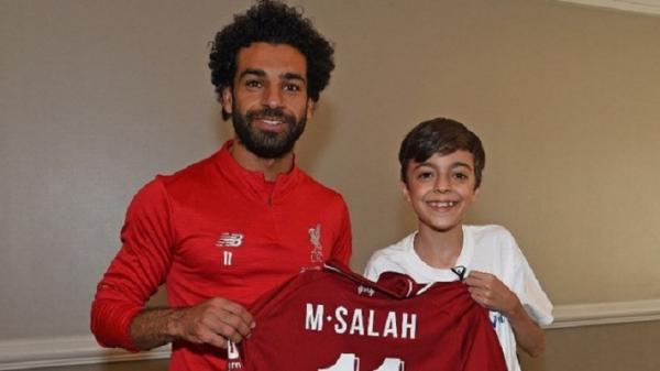 Ο Σαλάχ πραγματοποίησε το όνειρο παιδιού με μυική δυστροφία