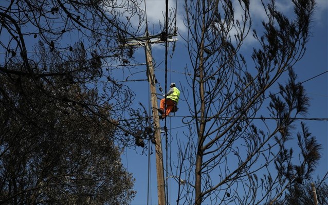ΟΤΕ : Εντός ενός μήνα η επιδιόρθωση των περισσότερων βλαβών στις πυρόπληκτες περιοχές