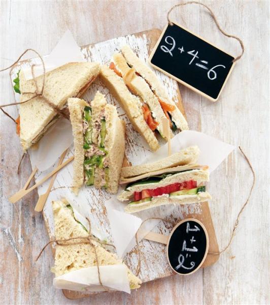 Σάντουιτς με σολοµό και τυρί κρέµα