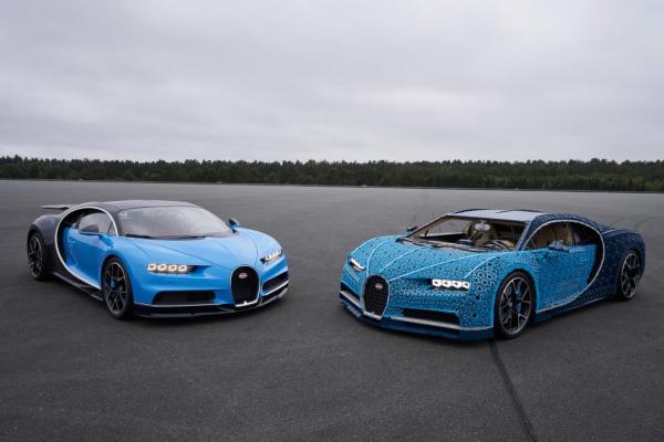Μια Bugatti Chiron από Lego σε φυσικό μέγεθος