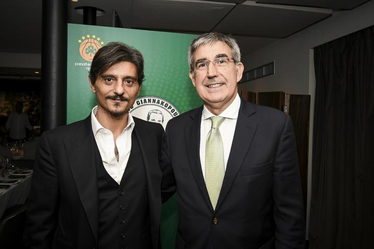 Ο Γιαννακόπουλος με Ζοτς και Μπερτομέου