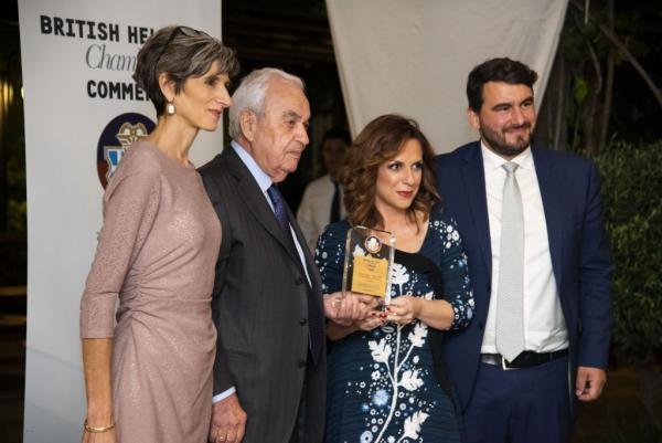 Το Ελληνοβρετανικό Επιμελητήριο βράβευσε τον επιχειρηματία Γιώργο Δαυίδ