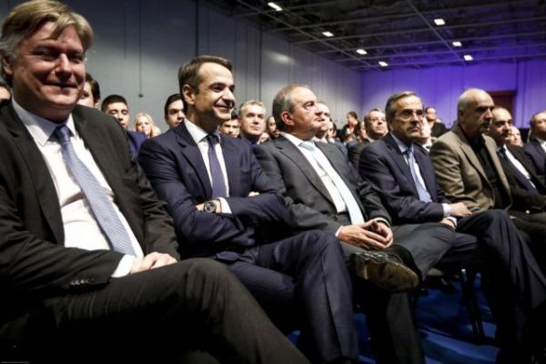 Μήνυμα ενότητας και εκλογικής μάχης από Καραμανλή, Σαμαρά