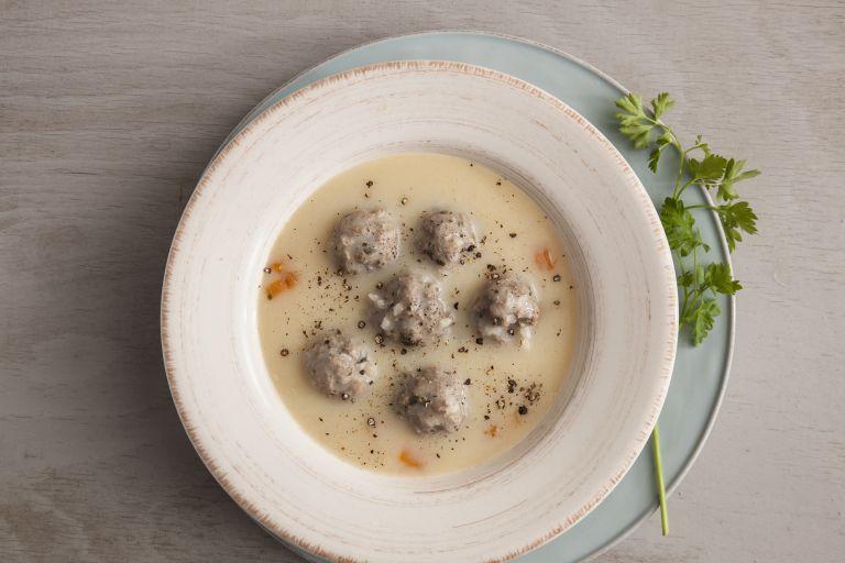 Γιουβαρλάκια αβγολέμονο