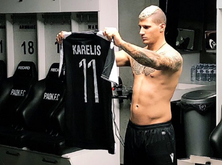 Φωτογραφήθηκε στην Τούμπα με το Νο11 ο Καρέλης