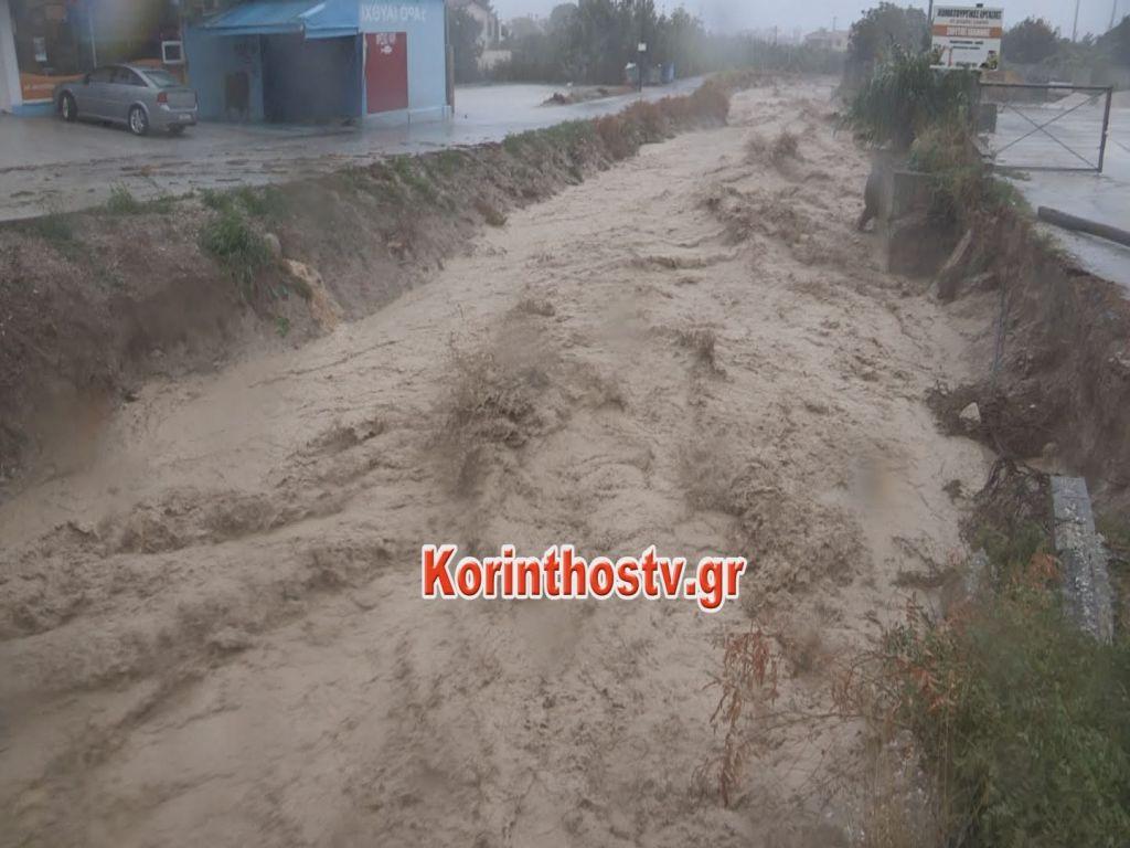 Κακοκαιρία : Πολύ μεγάλες ζημιές στο νομό Κορίνθου από τις καταιγίδες