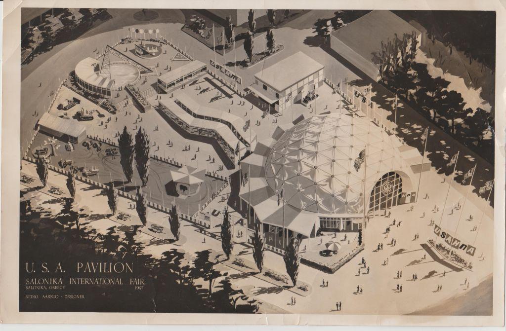 ΔΕΘ: Το περίπτερο των ΗΠΑ το 1957