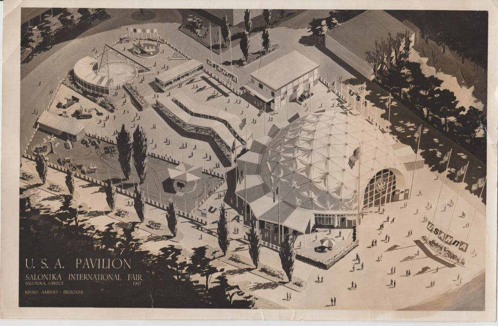 ΔΕΘ: Το περίπτερο των ΗΠΑ το 1957