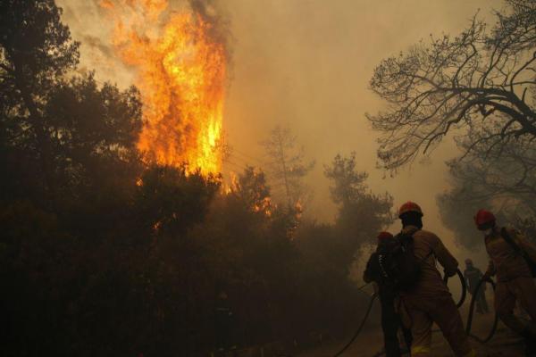 Κεφαλονιά: Τέσσερα ενεργά πύρινα μέτωπα – Εκκένωση σχολείου στην Πάστρα