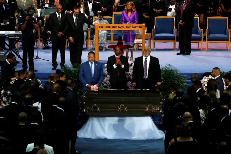 Έντονη δυσαρέσκεια της οικογένειας Φράνκλιν για τον επικήδειο του πάστορα