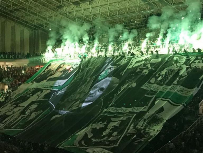 Ανατριχίλα στο ΟΑΚΑ με το λάβαρο στη μνήμη του Παύλου