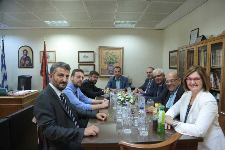 Συνάντηση Καλογήρου με τις Ενώσεις Δικαστών και Εισαγγελέων