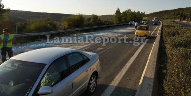 Κανονικά η κυκλοφορία στην Αθηνών-Λαμίας
