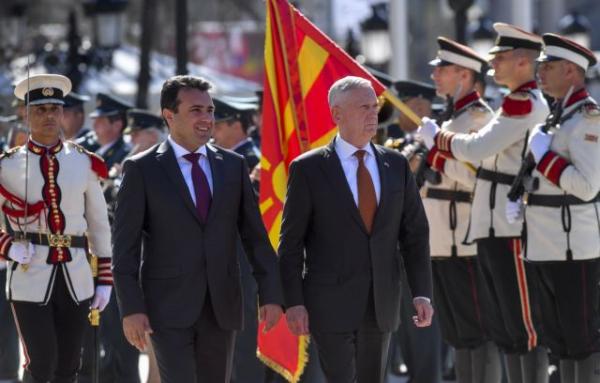 Mattis accuses Russia of interfering in Greece-Fyrom accord referendum