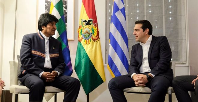 Για την ανάγκη συντονισμού των αριστερών δυνάμεων μίλησαν Τσίπρας και Μοράλες