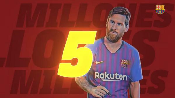 Πρωτιά της Μπαρτσελόνα στο Youtube