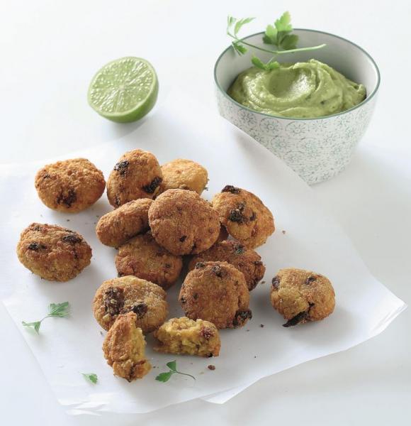 Φαλάφελ με σάλτσα αβοκάντο