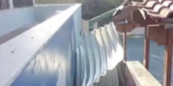 Καματερό: Αποκολλήθηκε στέγαστρο στο 2ο Δημοτικό Σχολείο