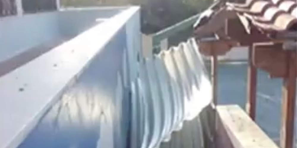 Καματερό: Αποκολλήθηκε στέγαστρο στο 2ο Δημοτικό Σχολείο