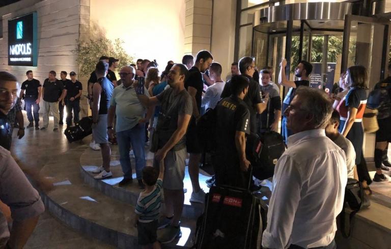 Υποδοχή της ΑΕΚ στην Θεσσαλονίκη