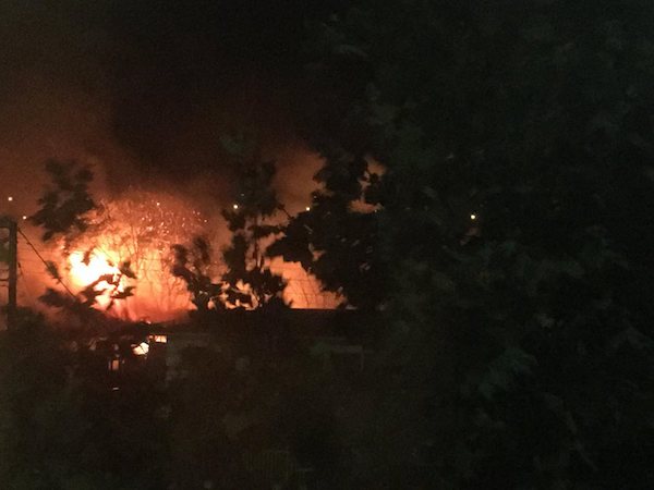 Φωτιά στον Δενδροπόταμο Θεσσαλονίκης