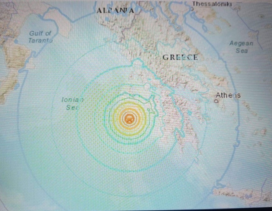 Ταρακουνήθηκε η Αλβανία από τον ισχυρό σεισμό στη Ζάκυνθο