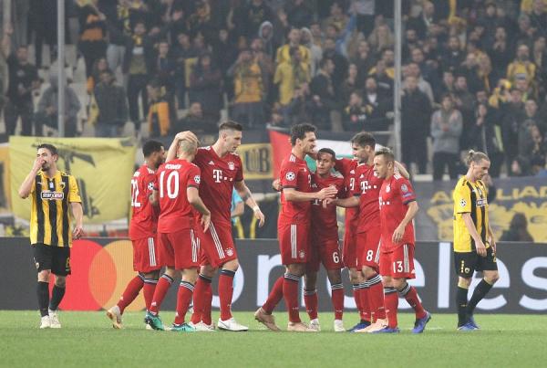Ήττα για την ΑΕΚ από την ανώτερη Μπάγερν (2-0)