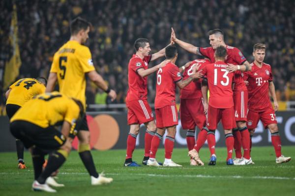 «Πάγωσε» το ΟΑΚΑ η Μπάγερν με δύο γκολ σε τρία λεπτά (vids)