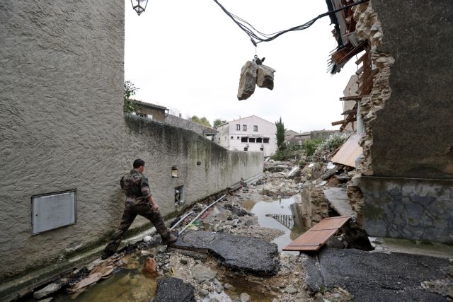 Γαλλία : Στους 12 αναθεωρήθηκε ο αριθμός των νεκρών από τις πλημμύρες