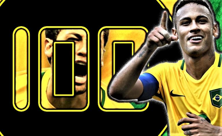 Βραζιλία: Η ιδιαίτερη 100αρα του Νεϊμάρ
