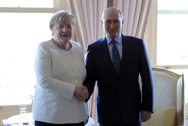 Συνάντηση Πούτιν – Μέρκελ στην Κωνσταντινούπολη