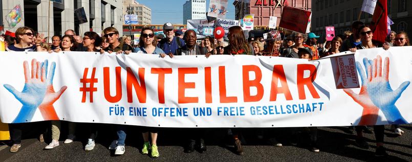 Γερμανία: Μεγάλη συγκέντρωση της συλλογικής πρωτοβουλίας «Αρραγείς» στο Βερολίνο